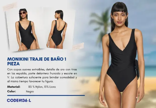 [Traje de Baño Para Mujer Large Superior Swim L-136] Traje de Baño Para Mujer Large Superior Swim L-136