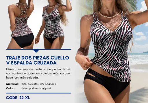 [Traje de Baño Para Mujer Extra Large Elite Swim XL-22] Traje de Baño Para Mujer Extra Large Elite Swim XL-22