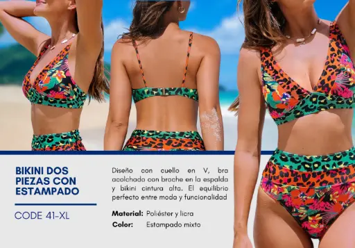 [Traje de Baño Para Mujer Extra Large Elite Swim XL-41] Traje de Baño Para Mujer Extra Large Elite Swim XL-41