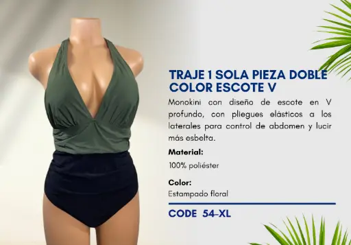 [Traje de Baño Para Mujer Extra Large Elite Swim XL-54] Traje de Baño Para Mujer Extra Large Elite Swim XL-54