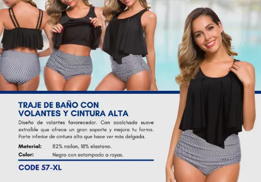 [Traje de Baño Para Mujer Extra Large Elite Swim XL-57] Traje de Baño Para Mujer Extra Large Elite Swim XL-57