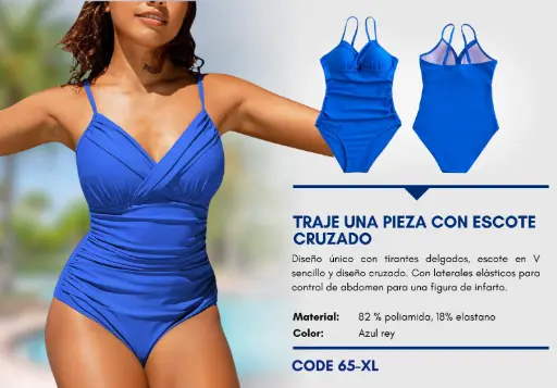 [Traje de Baño Para Mujer Extra Large Elite Swim XL-65] Traje de Baño Para Mujer Extra Large Elite Swim XL-65