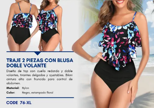 [Traje de Baño Para Mujer Extra Large Elite Swim XL-76] Traje de Baño Para Mujer Extra Large Elite Swim XL-76