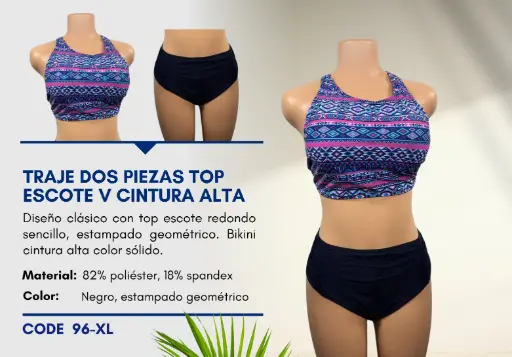 [Traje de Baño Para Mujer Extra Large Elite Swim XL-96] Traje de Baño Para Mujer Extra Large Elite Swim XL-96