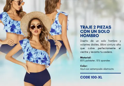 [Traje de Baño Para Mujer Extra Large Elite Swim XL-100] Traje de Baño Para Mujer Extra Large Elite Swim XL-100