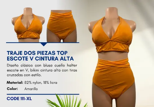 [Traje de Baño Para Mujer Extra Large Elite Swim XL-111] Traje de Baño Para Mujer Extra Large Elite Swim XL-111