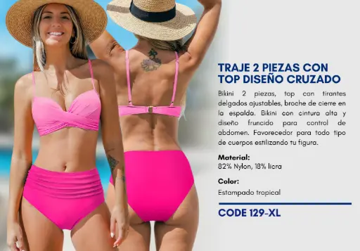 [Traje de Baño Para Mujer Extra Large Elite Swim XL-129] Traje de Baño Para Mujer Extra Large Elite Swim XL-129