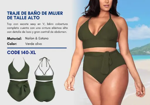 [Traje de Baño Para Mujer Extra Large Elite Swim XL-140] Traje de Baño Para Mujer Extra Large Elite Swim XL-140