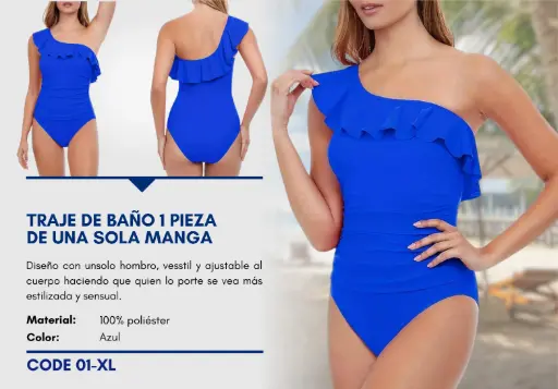 [Traje de Baño Para Mujer Extra Large Superior Swim XL-01] Traje de Baño Para Mujer Extra Large Superior Swim XL-01