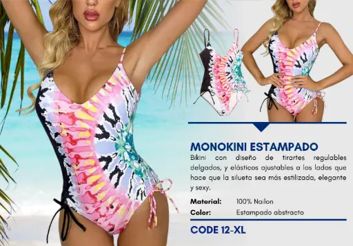 [Traje de Baño Para Mujer Extra Large Superior Swim XL-12] Traje de Baño Para Mujer Extra Large Superior Swim XL-12