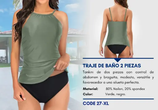 [Traje de Baño Para Mujer Extra Large Superior Swim XL-27] Traje de Baño Para Mujer Extra Large Superior Swim XL-27