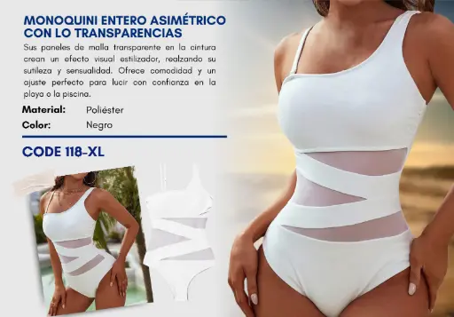 [Traje de Baño Para Mujer Extra Large Superior Swim XL-118] Traje de Baño Para Mujer Extra Large Superior Swim XL-118