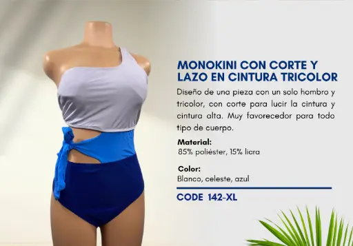 [Traje de Baño Para Mujer Extra Large Superior Swim XL-142] Traje de Baño Para Mujer Extra Large Superior Swim XL-142