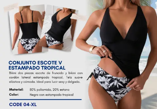 [Traje de Baño Para Mujer Extra Large Esencial Swim XL-04] Traje de Baño Para Mujer Extra Large Esencial Swim XL-04