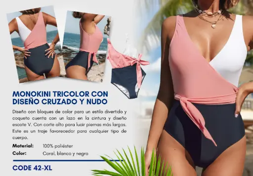 [Traje de Baño Para Mujer Extra Large Esencial Swim XL-42] Traje de Baño Para Mujer Extra Large Esencial Swim XL-42