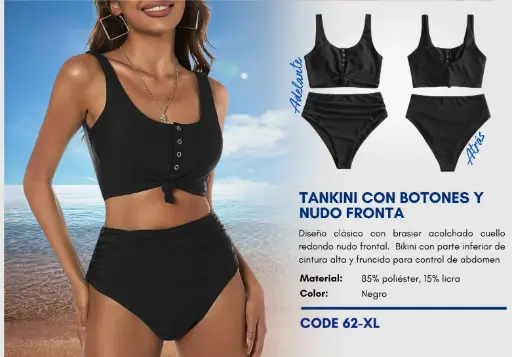 [Traje de Baño Para Mujer Extra Large Esencial Swim XL-62] Traje de Baño Para Mujer Extra Large Esencial Swim XL-62