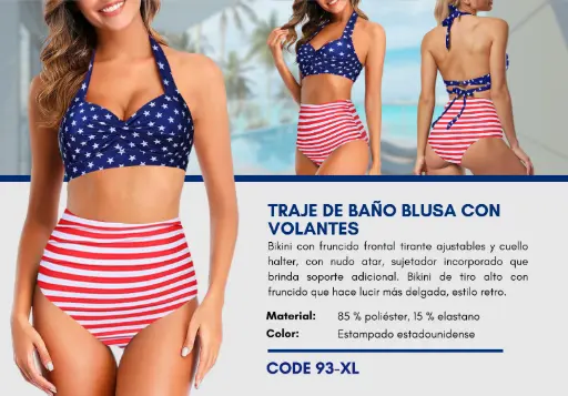 [Traje de Baño Para Mujer Extra Large Esencial Swim XL-93] Traje de Baño Para Mujer Extra Large Esencial Swim XL-93
