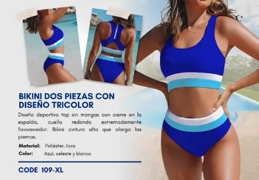 [Traje de Baño Para Mujer Extra Large Esencial Swim XL-109] Traje de Baño Para Mujer Extra Large Esencial Swim XL-109