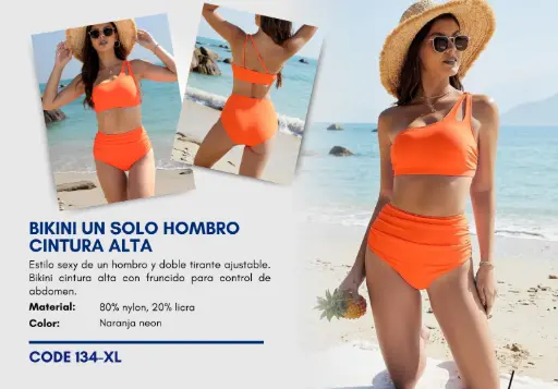 [Traje de Baño Para Mujer Extra Large Esencial Swim XL-134] Traje de Baño Para Mujer Extra Large Esencial Swim XL-134