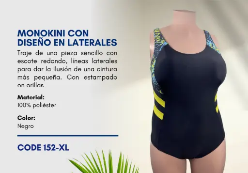 [Traje de Baño Para Mujer Extra Large Esencial Swim XL-152] Traje de Baño Para Mujer Extra Large Esencial Swim XL-152