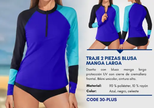 [Traje de Baño Para Mujer PLUS Elite Swim PLUS-30] Traje de Baño Para Mujer PLUS Elite Swim PLUS-30