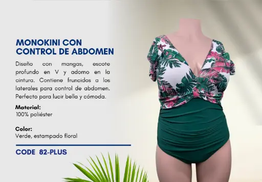 [Traje de Baño Para Mujer PLUS Elite Swim PLUS-82] Traje de Baño Para Mujer PLUS Elite Swim PLUS-82