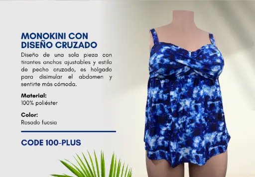 [Traje de Baño Para Mujer PLUS Superior Swim PLUS-100] Traje de Baño Para Mujer PLUS Superior Swim PLUS-100