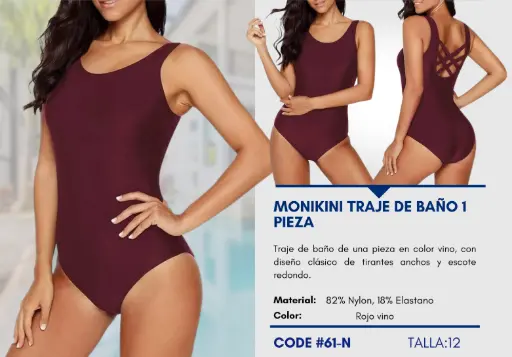 [Traje de Baño Para Niña 12Y Kids Swim N-61] Traje de Baño Para Niña 12Y Kids Swim N-61